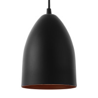 Pendente Veneza Preto linha Alumínio Pendente Veneza Preto linha Alumínio