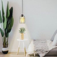 Luminária de teto pendente Atenas linha Aramado - com Lâmpada filamento de brinde Luminária de teto pendente Atenas linha Aramado - com Lâmpada filamento de brinde