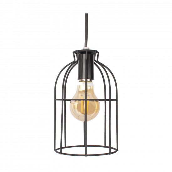 Luminária de teto pendente Atenas linha Aramado - com Lâmpada filamento de brinde Luminária de teto pendente Atenas linha Aramado - com Lâmpada filamento de brinde