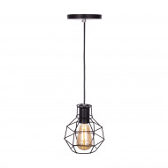 Luminária de teto pendente Ohio linha Aramado - com Lâmpada filamento de brinde