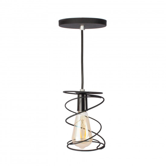 Luminária de teto pendente Salem Linha Aramado - com Lâmpada filamento de brinde Luminária de teto pendente Salem Linha Aramado - com Lâmpada filamento de brinde