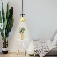 Luminária de teto pendente Salem Linha Aramado - com Lâmpada filamento de brinde Luminária de teto pendente Salem Linha Aramado - com Lâmpada filamento de brinde