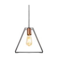 Luminária de teto Pendente Geométrico Triangular Aramado Luminária de teto Pendente Geométrico Triangular Aramado