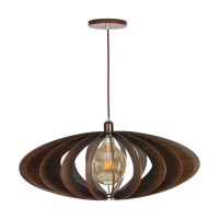 Luminária de teto pendente Aracaju linha Madeira Luminária de teto pendente Aracaju linha Madeira