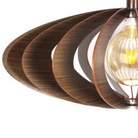 Luminária de teto pendente Aracaju linha Madeira Luminária de teto pendente Aracaju linha Madeira