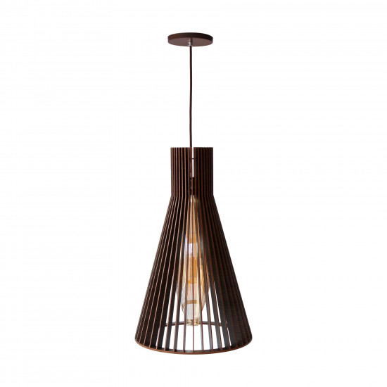 Luminária de teto pendente Araguaia linha Madeira Luminária de teto pendente Araguaia linha Madeira