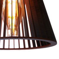 Luminária de teto pendente Araguaia linha Madeira Luminária de teto pendente Araguaia linha Madeira