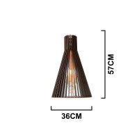 Luminária de teto pendente Araguaia linha Madeira Luminária de teto pendente Araguaia linha Madeira