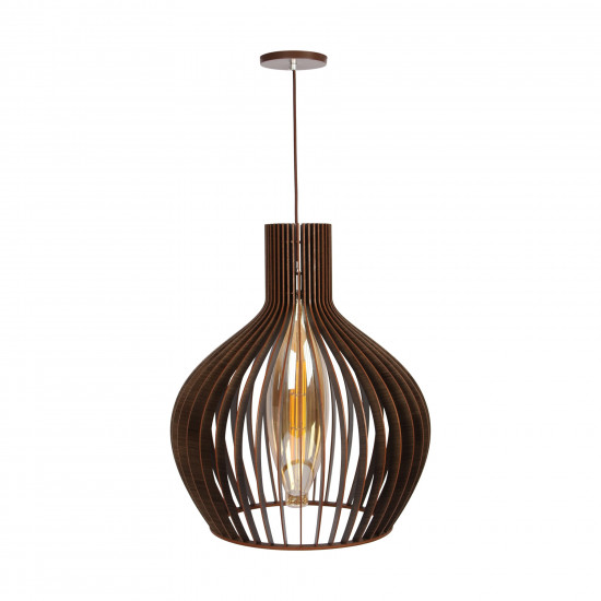 Luminária de teto pendente Bahia linha Madeira Luminária de teto pendente Bahia linha Madeira