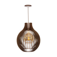 Luminária de teto pendente Fortaleza linha Madeira Luminária de teto pendente Fortaleza linha Madeira