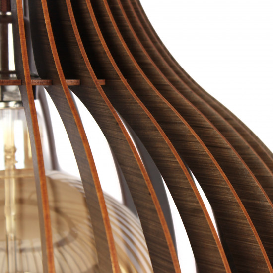 Luminária de teto pendente Fortaleza linha Madeira Luminária de teto pendente Fortaleza linha Madeira