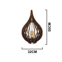 Abajur Goiás linha Madeira Abajur Goiás linha Madeira