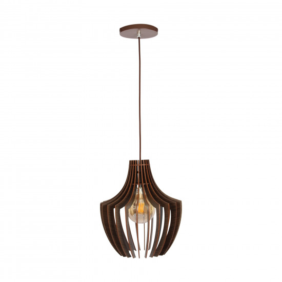 Luminária de teto pendente Jalapão linha Madeira Luminária de teto pendente Jalapão linha Madeira