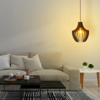 Luminária de teto pendente Jalapão linha Madeira Luminária de teto pendente Jalapão linha Madeira
