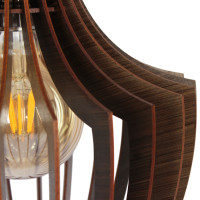 Luminária de teto pendente Jalapão linha Madeira Luminária de teto pendente Jalapão linha Madeira