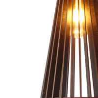 Luminária de teto pendente Manaus linha Madeira Luminária de teto pendente Manaus linha Madeira