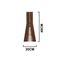 Luminária de teto pendente Manaus linha Madeira Luminária de teto pendente Manaus linha Madeira