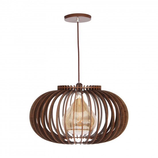 Luminária de teto pendente Maranhão linha Madeira Luminária de teto pendente Maranhão linha Madeira