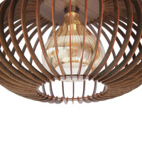 Luminária de teto pendente Maranhão linha Madeira Luminária de teto pendente Maranhão linha Madeira
