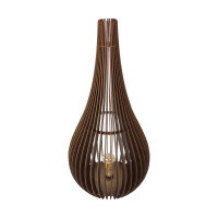 Luminária De Chão Pará linha Madeira Luminária De Chão Pará linha Madeira