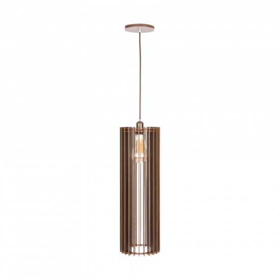 Luminária de teto pendente Pernambuco linha Madeira Luminária de teto pendente Pernambuco linha Madeira