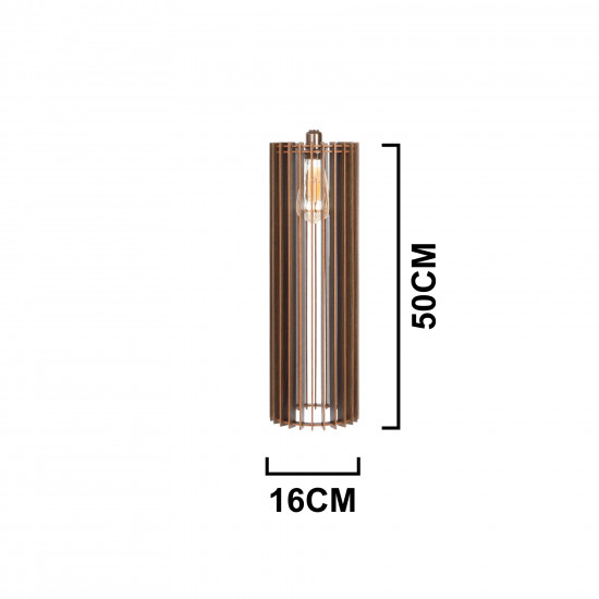 Luminária de teto pendente Pernambuco linha Madeira Luminária de teto pendente Pernambuco linha Madeira