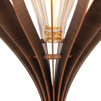 Luminária de teto pendente Piauí linha Madeira Luminária de teto pendente Piauí linha Madeira
