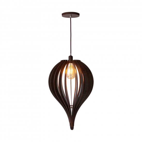 Luminária de teto pendente Tocantins linha Madeira Luminária de teto pendente Tocantins linha Madeira