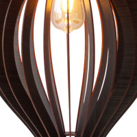 Luminária de teto pendente Tocantins linha Madeira Luminária de teto pendente Tocantins linha Madeira