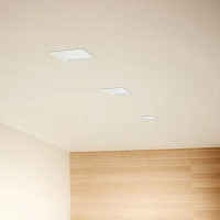 PLAFON RECUADO EMBUTIR 18W PRETO 6500K BRANCO FRIO PLAFON RECUADO EMBUTIR 18W PRETO 6500K BRANCO FRIO
