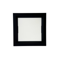 PLAFON RECUADO EMBUTIR 18W PRETO 6500K BRANCO FRIO PLAFON RECUADO EMBUTIR 18W PRETO 6500K BRANCO FRIO