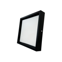 PLAFON RECUADO SOBREPOR 24W PRETO 6500K BRANCO FRIO PLAFON RECUADO SOBREPOR 24W PRETO 6500K BRANCO FRIO