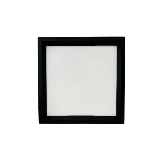 PLAFON RECUADO SOBREPOR 24W PRETO 6500K BRANCO FRIO PLAFON RECUADO SOBREPOR 24W PRETO 6500K BRANCO FRIO