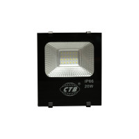 REFLETOR HOLOFOTE LED CTB MODELO E 20W BRANCO QUENTE 3000K REFLETOR HOLOFOTE LED CTB MODELO E 20W BRANCO QUENTE 3000K