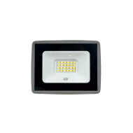 REFLETOR LED 30W BRANCO FRIO 6500K - 2 ANOS DE GARANTIA