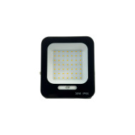 REFLETOR PROFISSIONAL 30W BRANCO FRIO 6500K - 5  ANOS GARANTIA