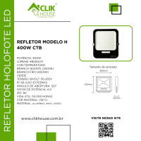REFLETOR PROFISSIONAL 400W BRANCO FRIO 5 ANOS GARANTIA REFLETOR PROFISSIONAL 400W BRANCO FRIO 5 ANOS GARANTIA