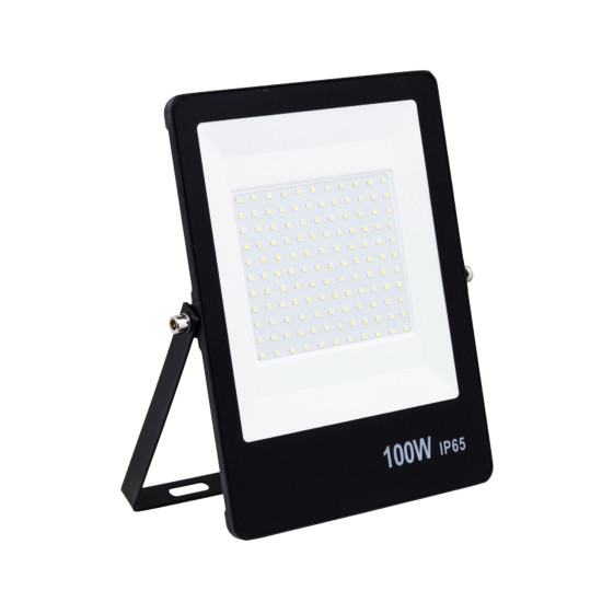 REFLETOR SLIM 100W GAYA PRETO 6500K BRANCO FRIO REFLETOR SLIM 100W GAYA PRETO 6500K BRANCO FRIO
