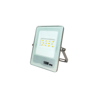 REFLETOR SLIM 10W GAYA BRANCO 3000K BRANCO QUENTE