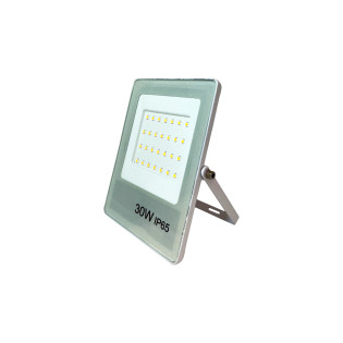 REFLETOR SLIM 30W GAYA BRANCO 3000K BRANCO QUENTE