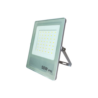 REFLETOR SLIM 50W GAYA BRANCO 3000K BRANCO QUENTE