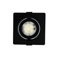 SPOT LED PRETO QUADRADO EMBUTIR 3W BRANCO FRIO 6500K SPOT LED PRETO QUADRADO EMBUTIR 3W BRANCO FRIO 6500K