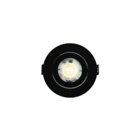 SPOT LED PRETO REDONDO EMBUTIR 3W BRANCO NEUTRO 4000K SPOT LED PRETO REDONDO EMBUTIR 3W BRANCO NEUTRO 4000K