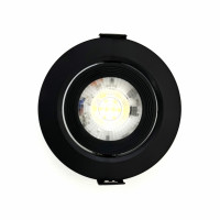 SPOT LED PRETO REDONDO EMBUTIR 5W BRANCO NEUTRO 4000K SPOT LED PRETO REDONDO EMBUTIR 5W BRANCO NEUTRO 4000K