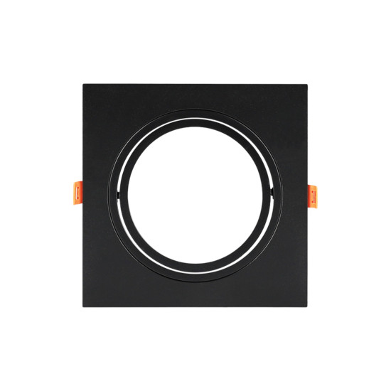 SPOT EMBUTIR FACE PLANA QUADRADO PRETO AR70 SPOT EMBUTIR FACE PLANA QUADRADO PRETO AR70