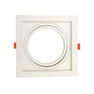 SPOT RECUADO AR111 QUADRADO BRANCO 