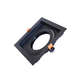 SPOT RECUADO AR70 QUADRADO PRETO 