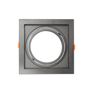 SPOT RECUADO PAR30 QUADRADO PRETO