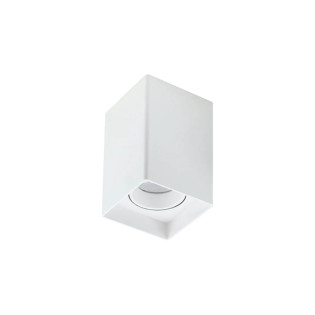 SPOT DE SOBREPOR QUADRADO BRANCO PARA LAMPADA MR16