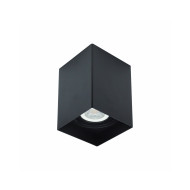 SPOT DE SOBREPOR QUADRADO PRETO PARA LAMPADA MR16